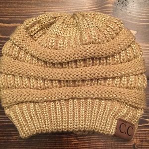 Women's CC beanie, new without tags